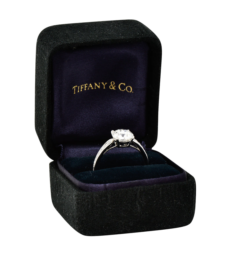 Tiffany & Co. Contemporary 2.02 CTW Diamond Platinum Harmony Engagement Ring