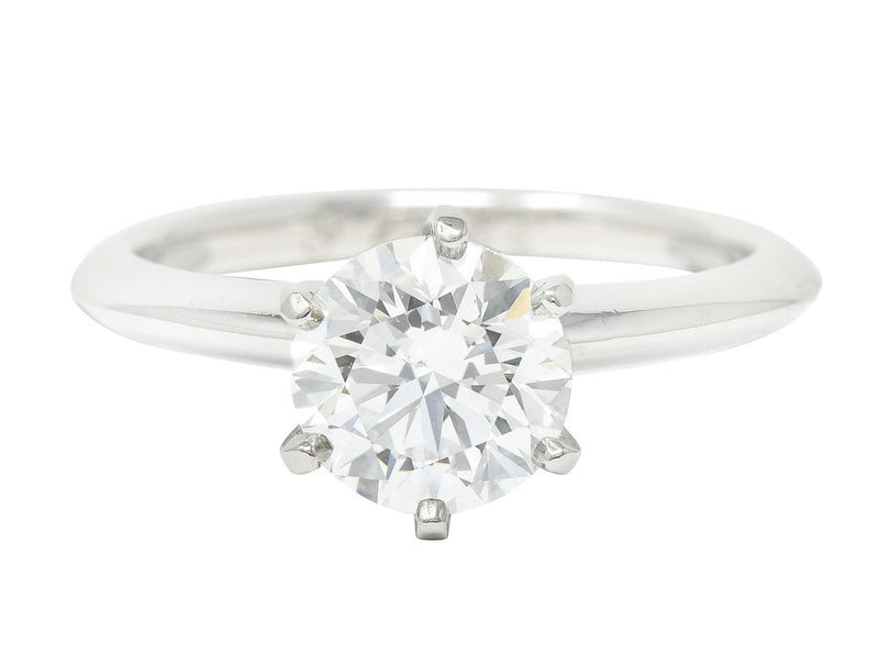 Tiffany & Co. 1.38 CTW Diamond Platinum Solitaire Engagement Ring