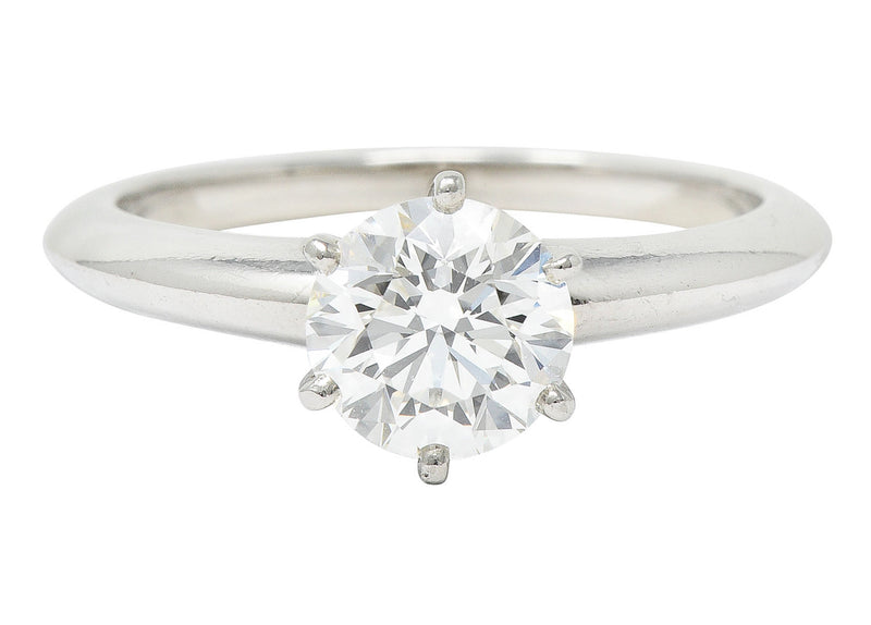 Tiffany & Co. 1.29 CTW Diamond Platinum Solitaire Engagement Ring