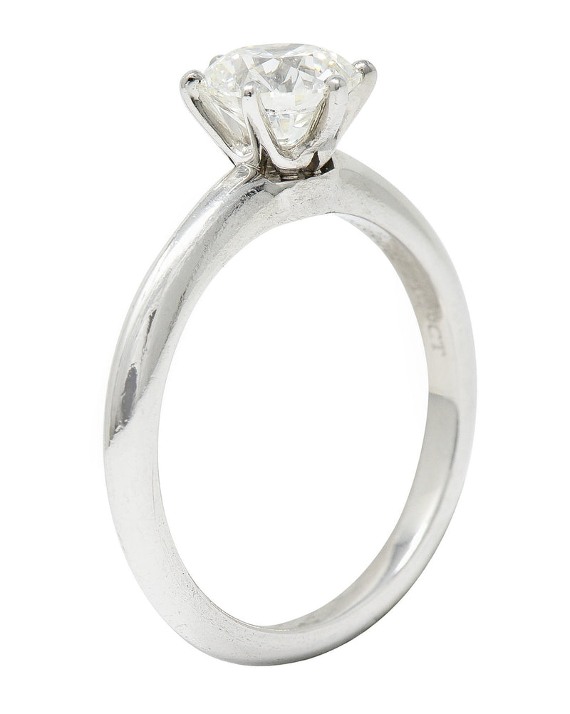 Tiffany & Co. 1.29 CTW Diamond Platinum Solitaire Engagement Ring