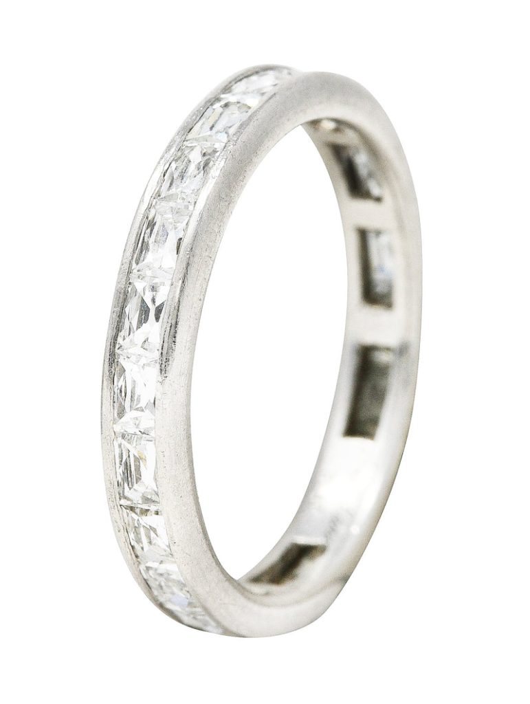 Neil Lane Couture French Cut 2.05 CTW Diamond Eternity Channel Band Ring