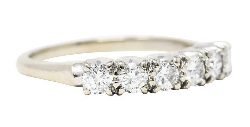 Mid-Century 0.50 CTW Diamond Anniversary Band Ring